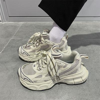 Fashion Solid Color Men's Versatile Trendy Shoes for Men and Women Casual Couples Thick Sole New Elevated Shoes
