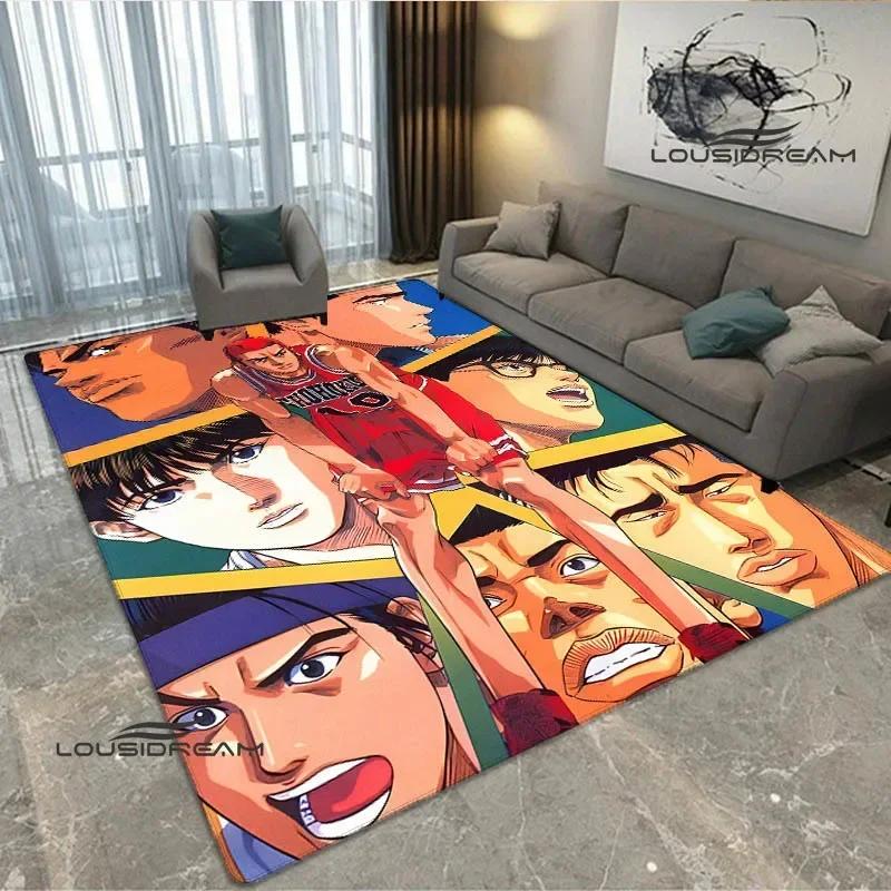 3D Cartoon Slam Dunk printed carpet Non-slip carpet outdoor carpets area rug Home bedroom decor rug for bedroom birthday gift
