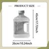 Bottled Water Dispenser, Capacity Jug, Food Grade, Thick PC, Transparent, with Screw Lid, for