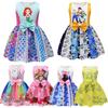 Hot-selling Children's Skirts, Cartoon Digital Printing Summer Children's Dresses, Girls' Bow Dress Skirts