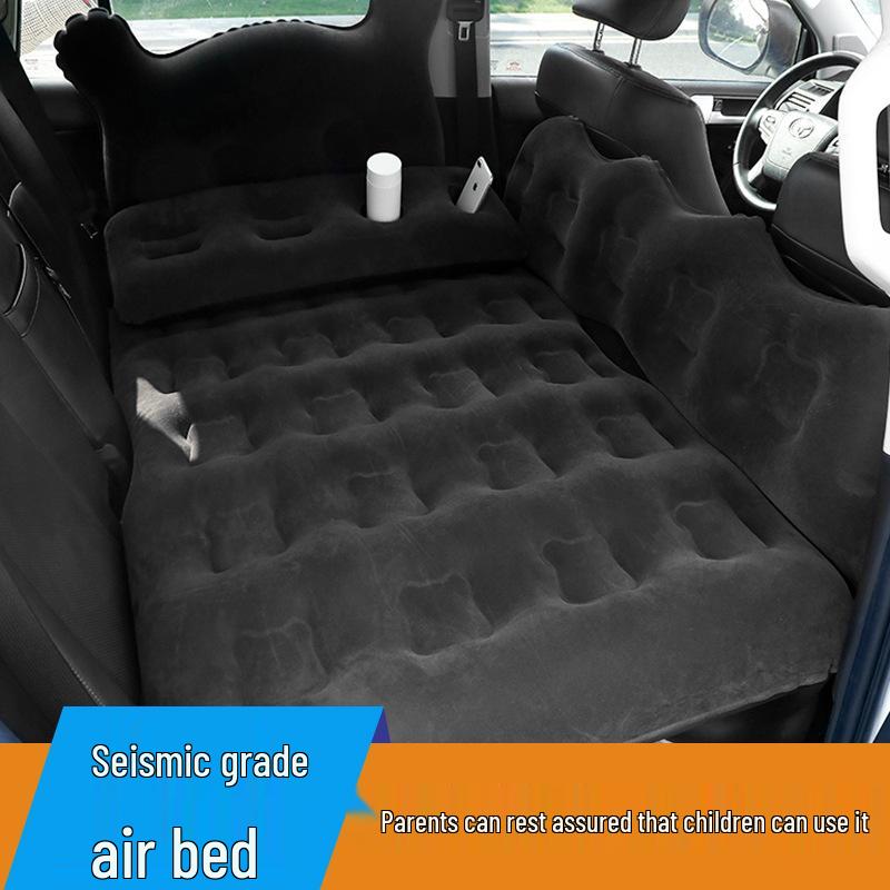 Inflatable Car Mattress for SUV and Sedan - Folding Travel Bed for Sleep and Self-Driving Tours