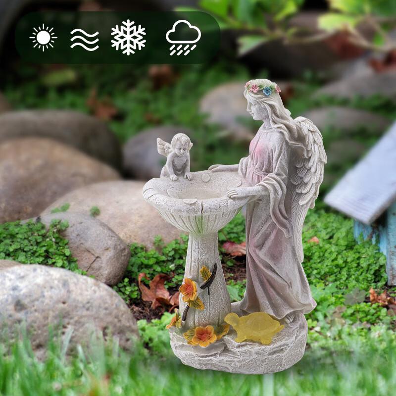 Solar Angel Fountain Sculpture