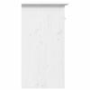 Vidaxl Komoda Bodo, Biała, 115,5X44X80 Cm, Lite Drewno Sosnowe