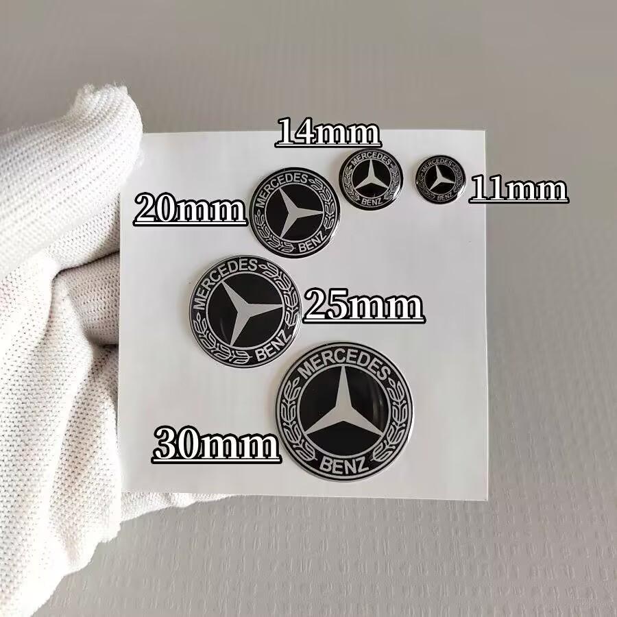 ZJH5   Car Smart Remote Keyhole Sticker For Mercedes Benz AMG A B C E G CLA W211 W203 W204 W210 W124 Decal Decoration Lables Accessory