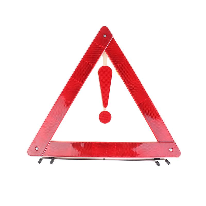 Car Tripod Folded Stop Sign Reflector Car Emergency Breakdown Warning Tool Triangle Red Reflective Safety Hazard Car Accessories