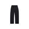 Li Ning Reignite Series Color Block Lace-Up Straight Loose Knit Sports Pants Men Pants Black AKLU239-1