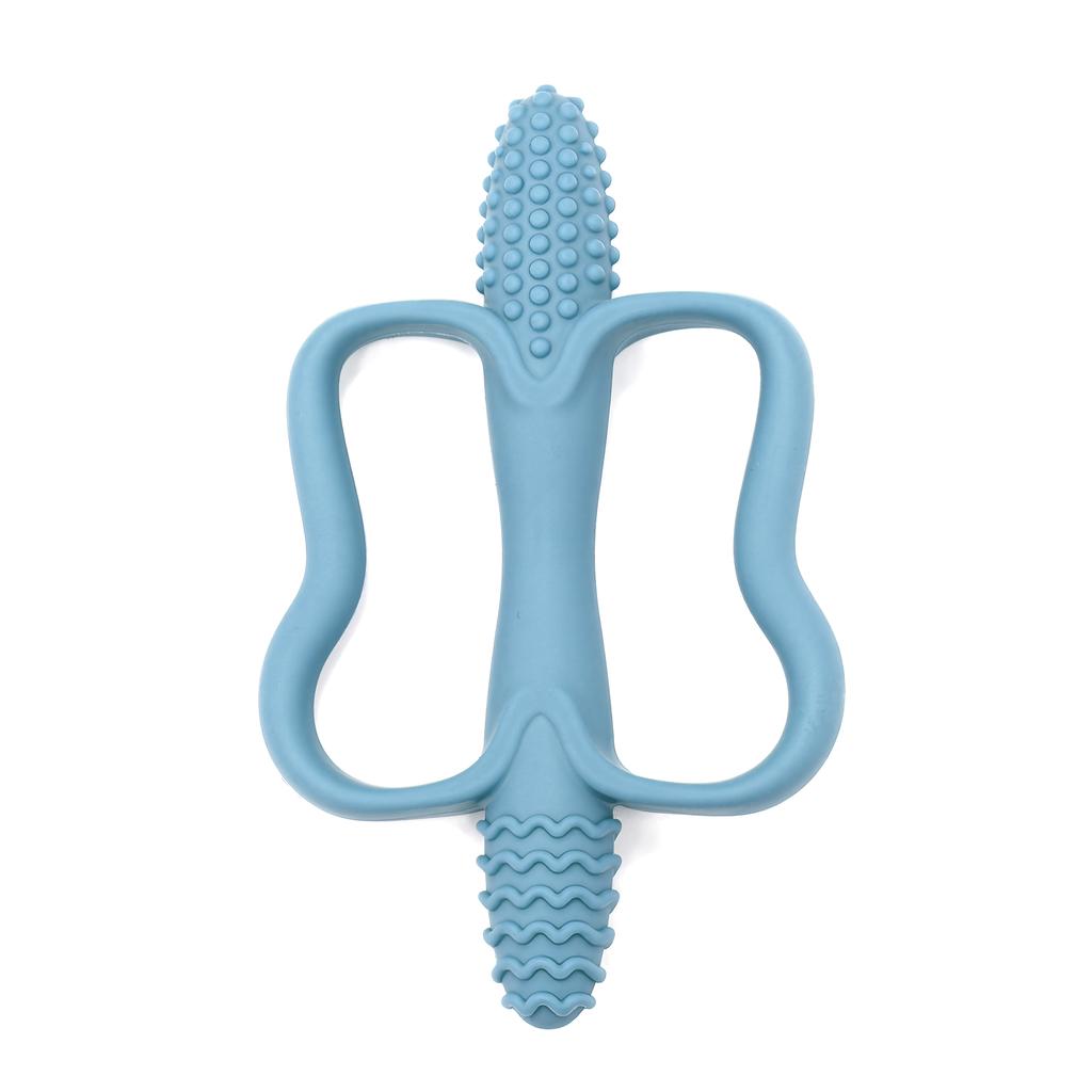 Baby Teething Toys with Easy-grip Handles, Food-grade Silicone Teething Toys, Suitable for Babies 0-6 Months, 6-12 Months