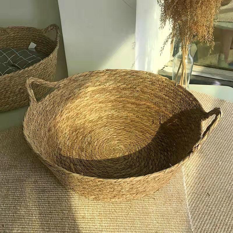 Four Seasons Cat Bed Vevd Avtagbart møbel Sovehus Katt Scratch Gulv Rotting Vaskbar Katter Kjæledyrsprodukter Tilbehør