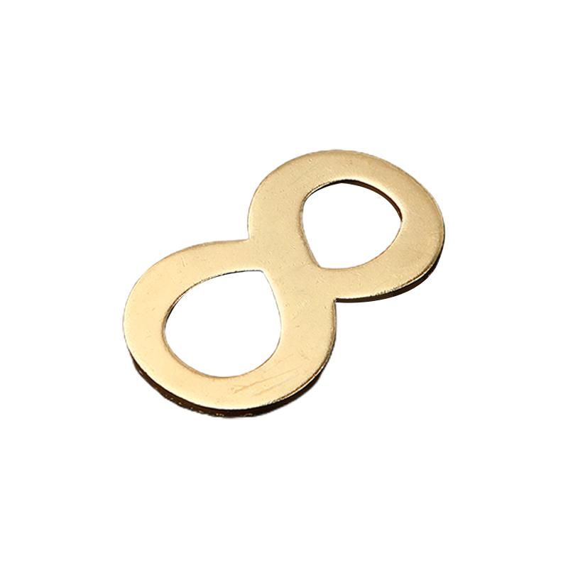Golden Metal Door Number with Magnets 7*4cm House Number Apartment Door Number for Outdoor Hotel Home Mailbox Label