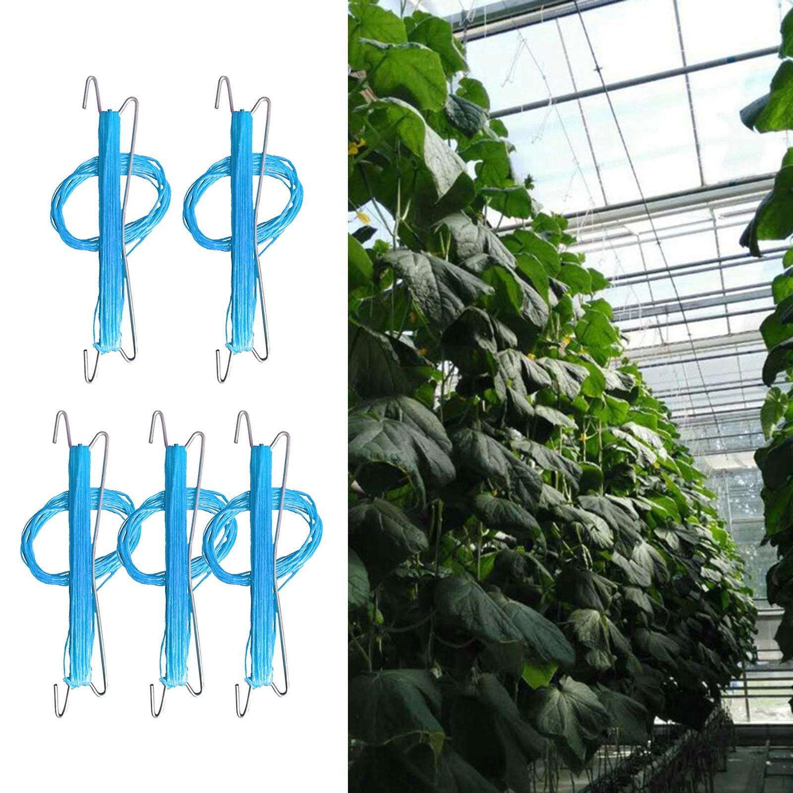 

Climbing Hooks, Tomato Support Garden Hooks for cucumbers, tomatoes, melons, peas and pepper s. синий