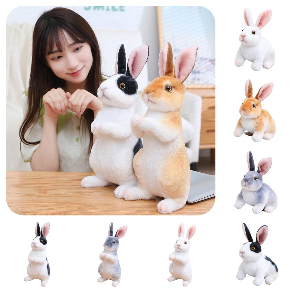 Cute Rabbit Plush Toy Decoration Props Standing Pose Wholesale