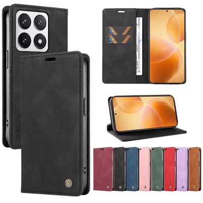 Wallet Magnetic Card Slot RFID Blocking Flip Leather Case For Xiaomi 15 Pro 14T 5G 14 13 Ultra 13T 12 Lite 12T 11T 11i 10T M4 F4
