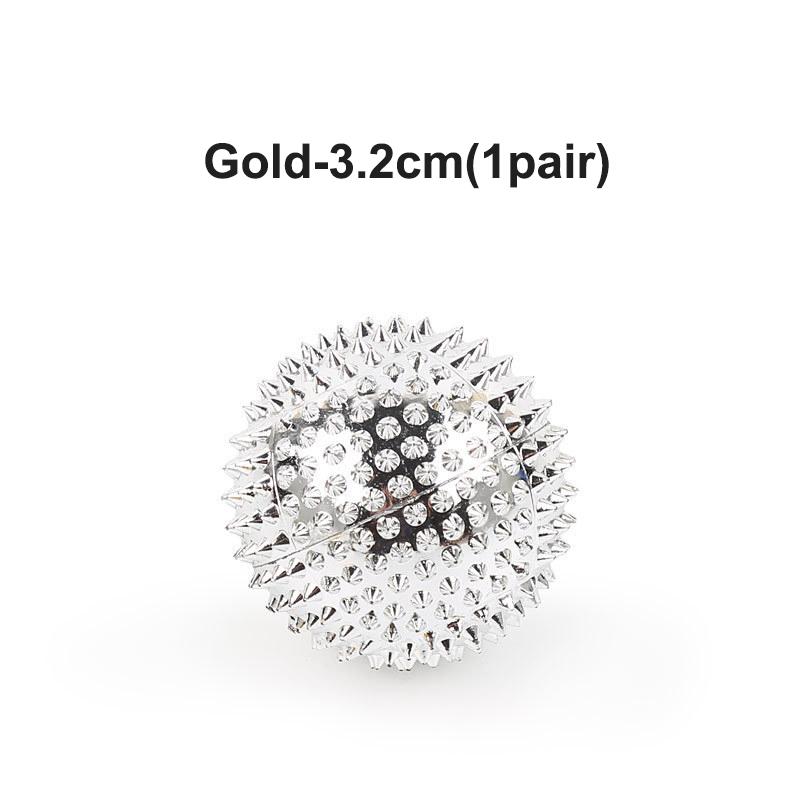 

1 пара мячей для йоги и фитнеса, прочный колючий массажный мяч для триггерных точек, спортивный, для фитнеса, для рук и ног, для облегчения боли, массажер с магнитной терапией