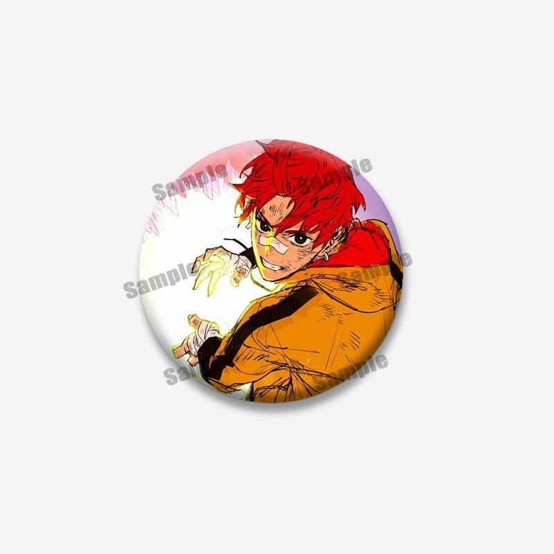 Ken Takakura Seiko Ayase Momo Ayase Soft Button Pins Cute Cartoon Character Badge Handmade Round Brooch for Backpack Accessories