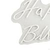 Happy Birthday Neon Sign for Wall Decor, Acrylic, LED Light Wall, Living Room, Birthday,