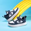 Children's Sports Shoes 2025 Autumn New Leather Comfortable Lightweight Non-slip Girls Fashion Casual Children's Board Shoes Tide