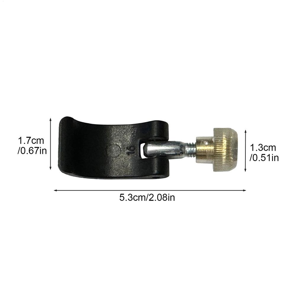 Trekking Stick Clips Walking Pole Lock Handle Easy Installation Climbing Stick Part Fasten Clamp With Nut Screws for Outdoor