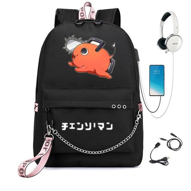 

Chainsaw Man Animation Backpack Large Capacity Computer Bag Peripheral Student School Bag 19inch