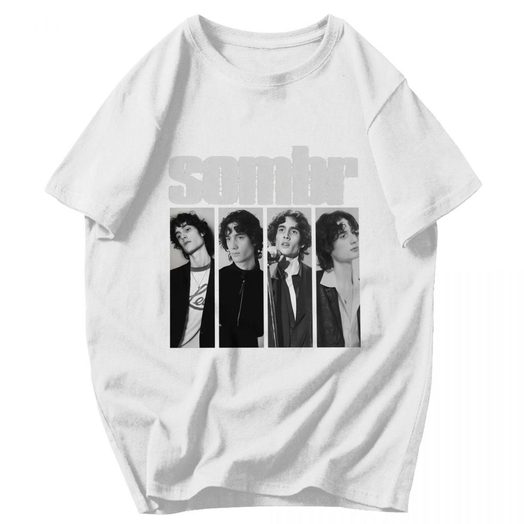 Men T Shirt Sombr Trending Pops Y2K Graphic Oneck Unisex Tops T Shirts