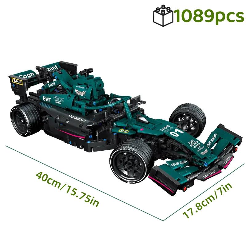 

Нетоксичный Технический Креативный Формула Гонки Автомобиль Moc Строительные Блоки Набор Многоцветный Настольный Дисплей Коллекционный Подарок Взрослые Дети Праздник