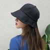Men's Women's Sun Hat Solid Color Fisherman Hat Spring Summer Adjustable Outdoor Beach Foldable Sun Hat