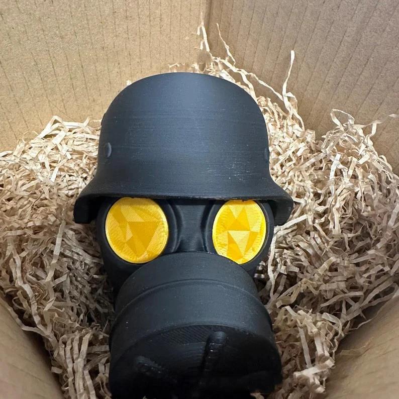 

Крышка шара фаркопа, напечатанная на 3D-принтере, Крышки фаркопа со стальным шлемом и противогазом предотвращают ржавление приемной трубы жёлтый