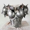 Medieval Knight Steel Lady Armor Female Knight Half Body Armor Corset, Pauldrons with Gorget Larp, Cosplay Roleplay Costume