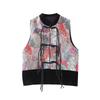 2025 Buckle Satin Embroidered Jacquard Vest, Sleeveless Top, Vest for Women