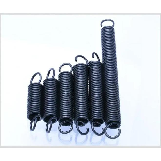 1.8mm-Open Hook Tension Spring Pullback Spring Coil Extension Spring Draught Spring 65Mn Steel