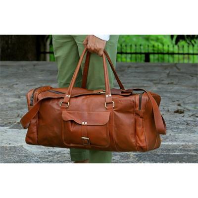 Neue Herren Echtleder Tasche Duffel Braun Reisegepäck Vintage Gym Weekend