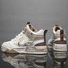 Men's high cut thick soled casual shoes four season student fashion flat shoes soft sole walking shoes youth sports board shoes