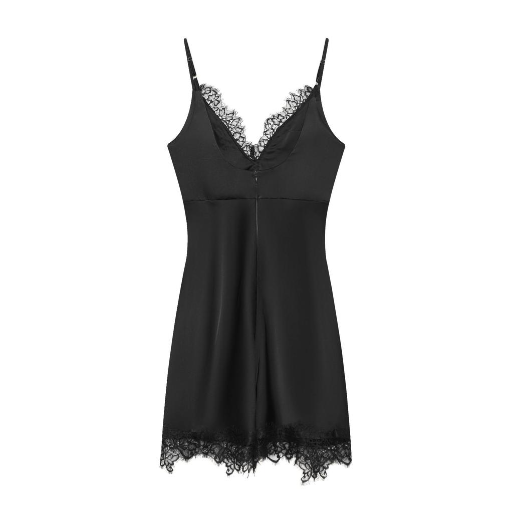 European Spring Lace Patchwork Camisole Dress (2026)