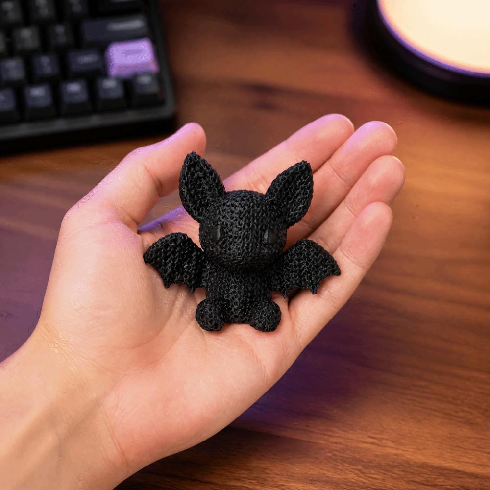3D Printed Halloween Bat Sculpture Gothic Dark-Style Bat Statue Bookshelf
