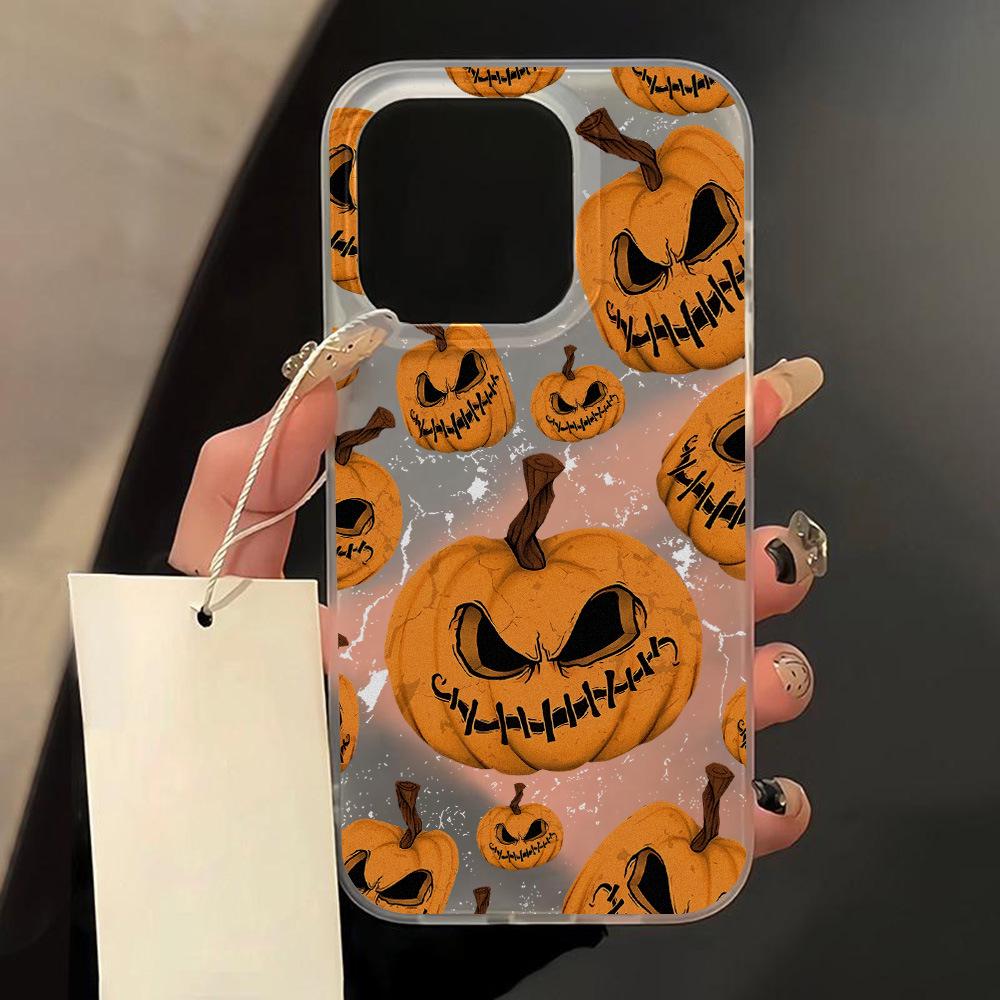 

Drop-Proof Frosted Pumpkin Case for iPhone 17 Pro Max (iPhone 16/15 Compatible) iPhone 13 mini