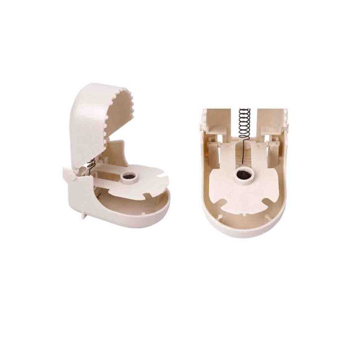 Piège À Souris Plastique – Compact – Lot De 2 – 5x9,5x4cm – Beige - 06090