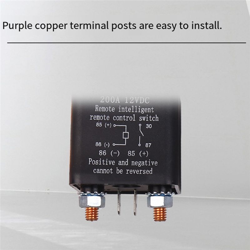 A16P-Wireless Remote Car Battery Intelligent Breaker DC12V Disconnect Isolator Relay Kit