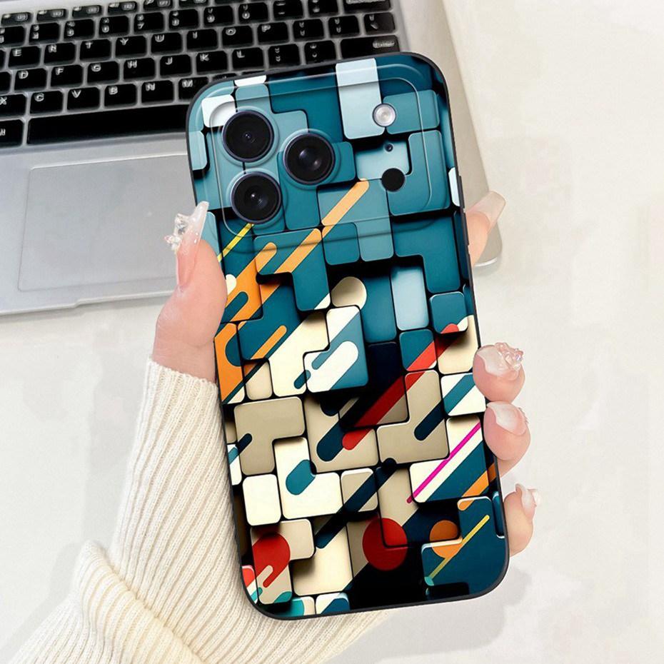 Beautiful Floral Phone Case For iPhone 17 Pro Max 17 Air Soft Silicone Shockproof Cases For iPhone17 17Pro 17Air Cover Bumpers