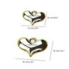 Versatile Heart Pendant Set for Keychains Assorted Love Heart Pendants DIY Jewelry Making Supplies Necklaces Charm