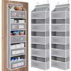 3-Shelf Hanging Storage Organizer - Behind Door, Anti-Tilt, 3 Large Capacity Pockets, Suitable for Bedroom, Bathroom