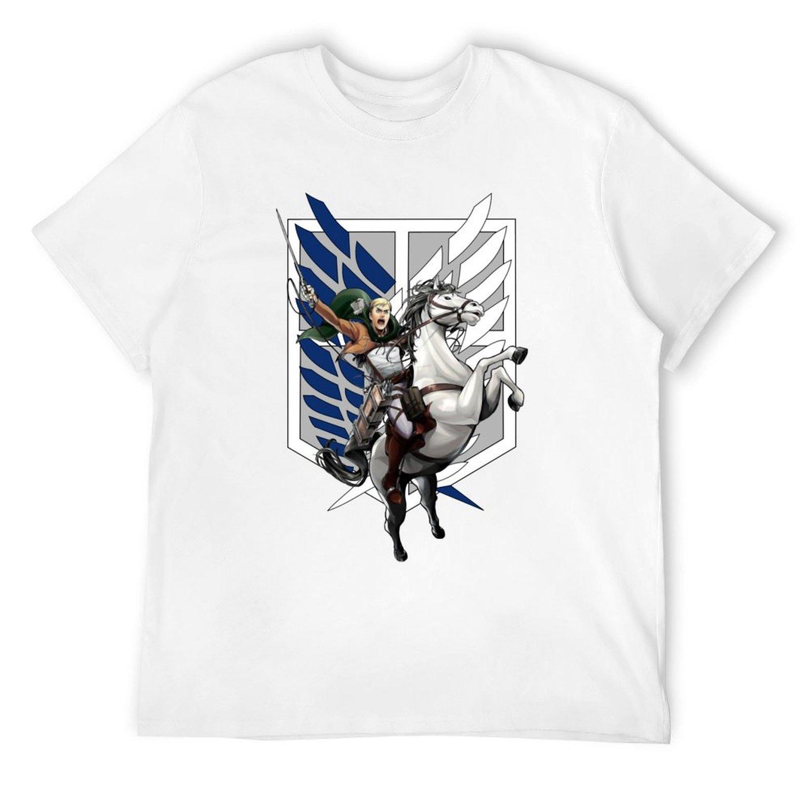 Wings of Freedom Erwin smith TShirt sports fans plus size clothes t shirts for Unisex cotton S
