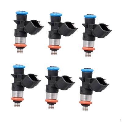 6 pezzi iniettori carburante 4 fori 0280158313 per Jeep Cherokee 3.2 L V6