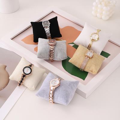5 Pieces Velvet Bracelet Watch Pillow Small Multicolor Velvet Pillow Jewelry Bracelet Cushion Holder Organizer Pillow