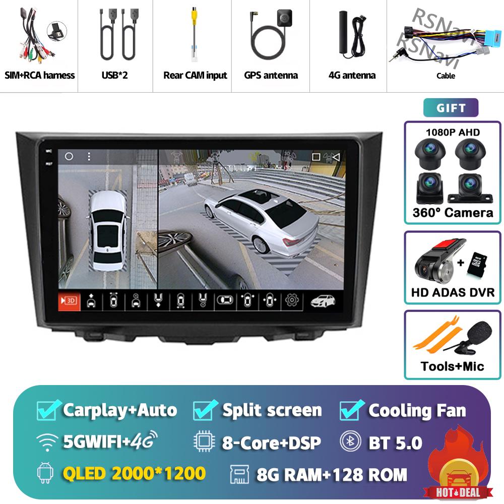 Android 14 Car Radio For Suzuki Kizashi 2009 - 2015 Player Multimedia GPS Navigation Stereo CarPlay Auto Video DVD AI Voice 2Din