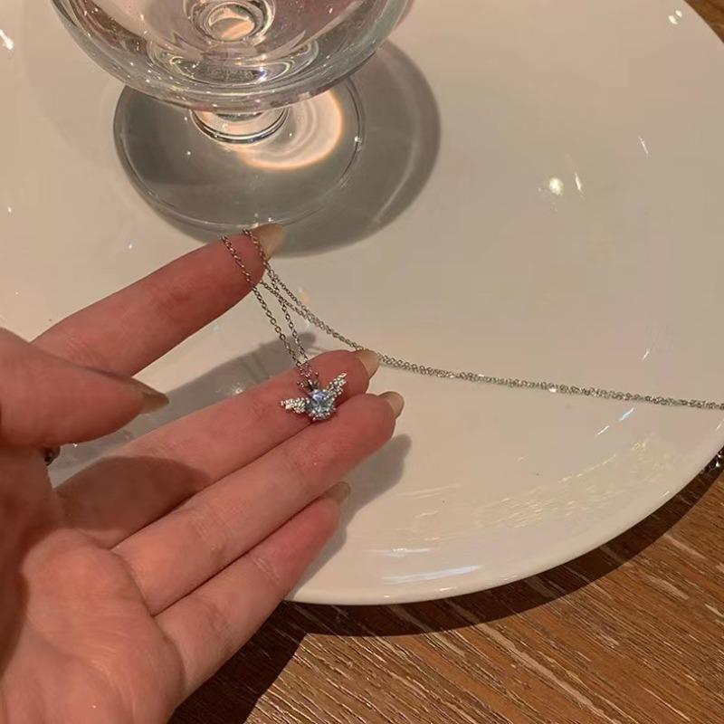 Colar de pingente de borboleta grande declaração strass corrente para mulheres bling tênis corrente colar gargantilha de cristal joia de festa