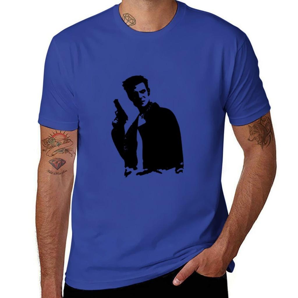 Max Payne Design Classic Tshirt Short sleeve tee customizeds kawaii clothes mens vintage t shirts