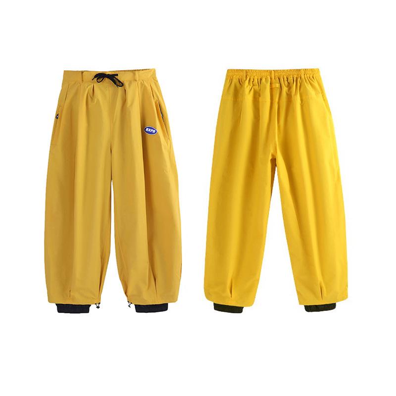 Harbin Snowboard Pants: New Style, Extra Loose, Windproof, Waterproof, Warm, Freestyle, Super Baggy Design