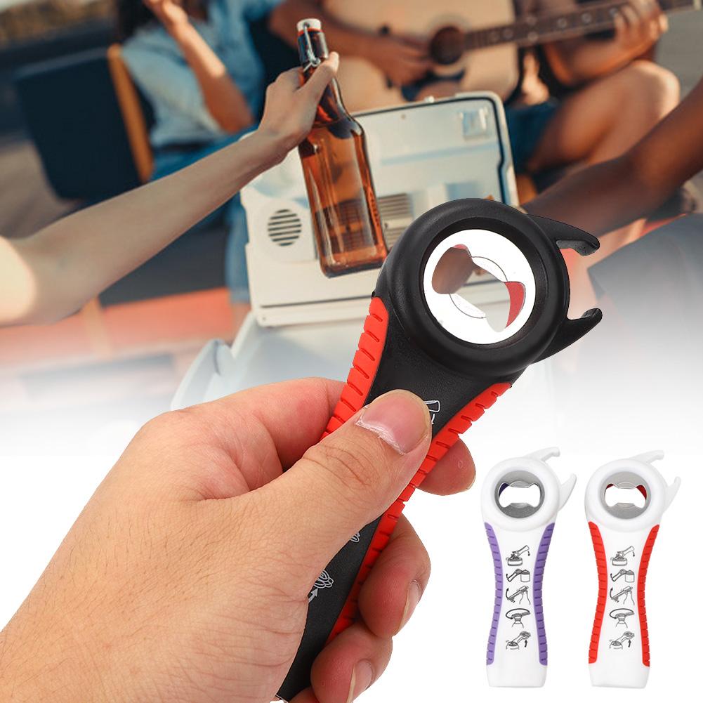 Household 5In1 NonSlip Bottle Lids Jar Can Opener Manual Opener Tools Kitchen Utensils