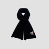 Dachshund Knitted Scarf Thicken Winter Wool Scarves Classic Dog Embroidered Shawl  Women/Men