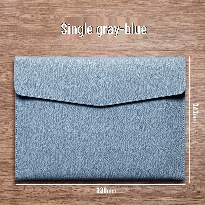 Business Leather A4 Document & Laptop Bag