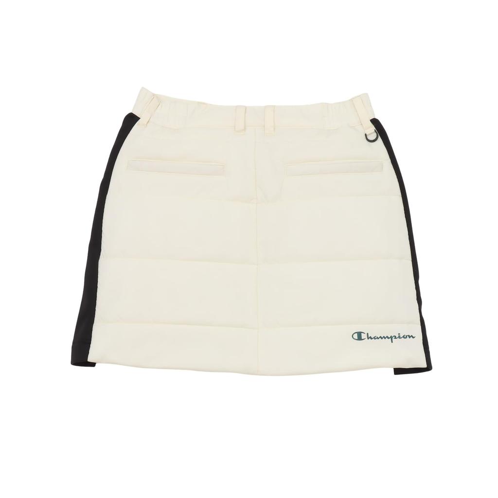 Champion Quilted and with a Golf Style Women's Skirt, Padded, Stretch, Water-Repellent, Windproof, Warm, One-Point Logo, (CW-CG205-020-M)